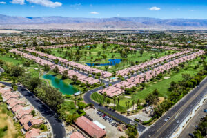 14 Aerial view of private community with golf course and tennis courts, tyler media works, real estate photography