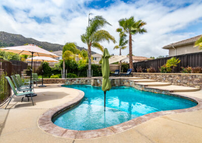 Backyard pool, tyler media works, real estate photography
