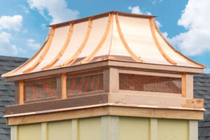 Copper chimney cap
